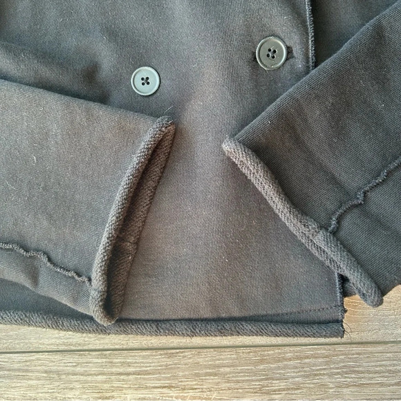 Alexander Wang Black Cotton Double Breasted  Blazer - Picture 6 of 16